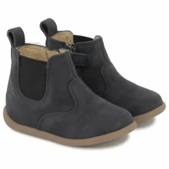 Best Pom d'Api Bottines Stand Up Jod Nubuck | Bleu marine