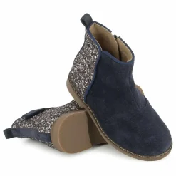 Enfant Pom d'Api Bottines Trip Back Velours Glitter |