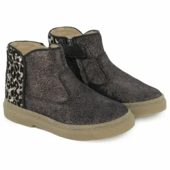 Enfant Pom d'Api Bottines Trix Back Velours |