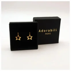 Adorabili Boucles d'Oreilles Anneaux Etoiles | Doré Best