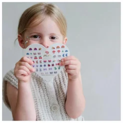 Mimi & Lula Boucles d'oreilles autocollantes | Rose Discount