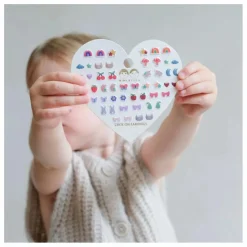 Mimi & Lula Boucles d'oreilles autocollantes | Rose Discount