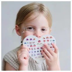 Mimi & Lula Boucles d'oreilles autocollantes | Rose Discount