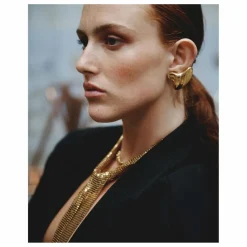 Perrine Taverniti Boucles d'Oreilles Drapier | Doré Clearance