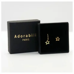 Adorabili Boucles d'Oreilles Duo Elise Big Star | Doré