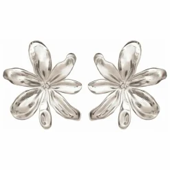 Outlet Alhaja Boucles d'Oreilles Jasmine Argenté