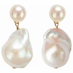 Femme Alhaja Boucles d'Oreilles Josefina Perles |