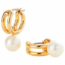 Jenny Bird Boucles d'Oreilles Nova Huggies | Doré Hot