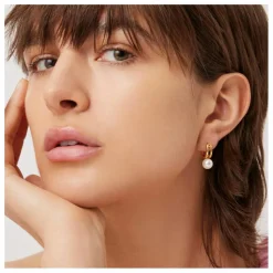 Jenny Bird Boucles d'Oreilles Nova Huggies | Doré Hot