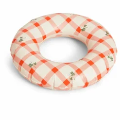 garbo&friends Bouée gonflable Gingham Sorrel | Rouge