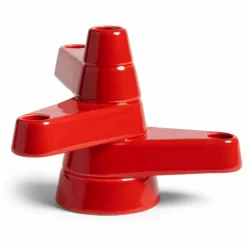 Online &Klevering Bougeoir en dolomite Brute | Rouge