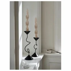 Broste Copenhagen Bougeoir Selma | Noir Sale