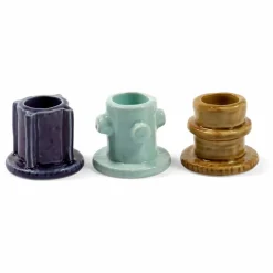 Serax Bougeoirs Molly - Set de 3 Multicolore Discount