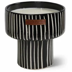 Homme Côté Bougie Bougie Coupe Zébré - Mandarine Majorelle