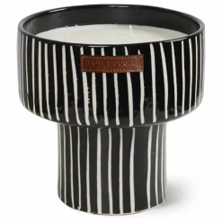 Online Côté Bougie Bougie Coupe Zébré - Mandarine Majorelle Non teinté