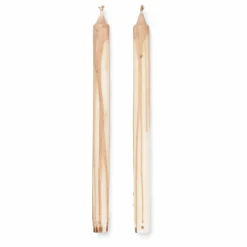 Best Ferm Living Bougie Dryp en cire végétale- Set de 2 | Beige