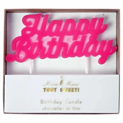 Enfant Meri Meri Décoration De Fête|Bougie Happy Birthday