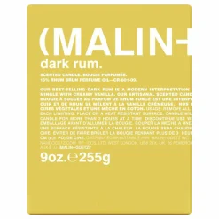 Clearance Malin + Goetz Bougie parfumée au Rhum brun - 260 g Non teinté