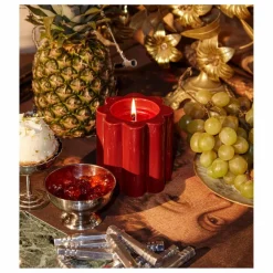 Clearance The Socialite Family Bougie parfumée La Candela senteur santal | Rouge