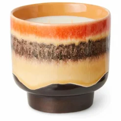 HKliving Bougie 70s ceramics Tulum | Orange Discount