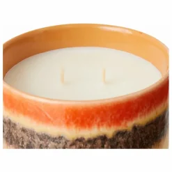 HKliving Bougie 70s ceramics Tulum | Orange Discount