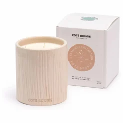 Discount Côté Bougie Bougie Striée - Mon Bel Oranger Non teinté