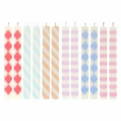 Homme Meri Meri Bougies, Senteurs|Bougies, Senteurs|Bougies à motifs - Set de 12