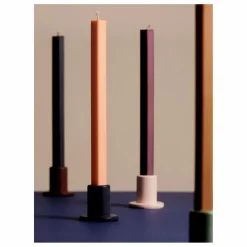 Clearance Hay Bougies carrées - Set de 4 | Rouge