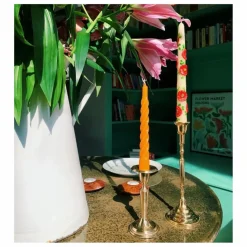 Anna + Nina Bougies Flower - Set de 2 Multicolore Hot