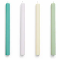 Best Hay Bougies Hexagon - Set de 4 | Pastel