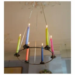 Discount Anna + Nina Bougies Penny - Set de 2 | Rouge