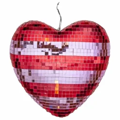 Rice Boule à facettes Cœur | Rouge Clearance