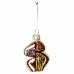 Enfant HKliving Décoration De Fête|Boule de Noël anatomic ovale en verre