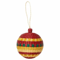 Ames Boule de noël Jipi en rotin Multicolore Online
