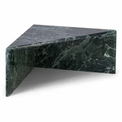 The Socialite Family Bout de canapé Triangolo en marbre | Marbré vert Clearance