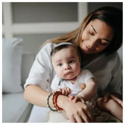 Mushie Bracelets de dentition en silicone - Set de 3 Multicolore Best