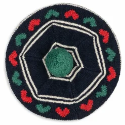 Enfant Konges Sløjd Accessoires De Mode|Accessoires|Béret Belou Coeurs Coton Bio |