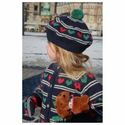 Enfant Konges Sløjd Accessoires De Mode|Accessoires|Béret Belou Coeurs Coton Bio |