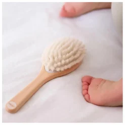 Hot Bachca Brosse de soin pour les bébés | Bois clair