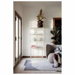 Ferm Living Buffet Haze, en verre strié et métal |