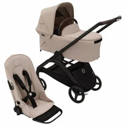 Bugaboo Poussettes|Puériculture|Dragonfly Poussette citadine complète châssis noir |