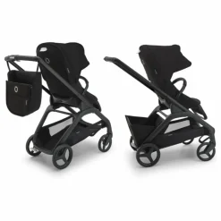 Bugaboo Dragonfly Poussette citadine complète châssis | Noir Outlet