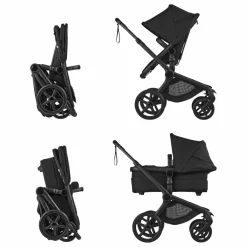 Sale Bugaboo Fox 5 Renew - Poussette tout-terrain complète châssis | Noir