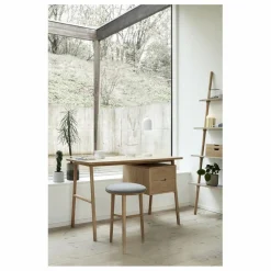 Outlet Hübsch Bureau en chêne FSC Naturel