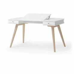 Outlet Oliver Furniture Bureau Wood, 66cm | Blanc