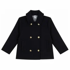 Enfant Petit Bateau Caban Double Boutonnage Laine |