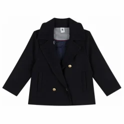 Enfant Petit Bateau Caban Double Boutonnage Laine |