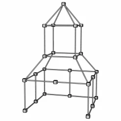 Sarbakane Tipis, Cabanes|Cabane à construire - Pack Ecureuil - 72 pièces
