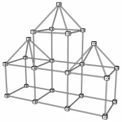 Sarbakane Tipis, Cabanes|Cabane à construire - Pack Ecureuil - 72 pièces