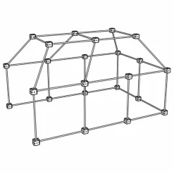 Sarbakane Tipis, Cabanes|Cabane à construire - Pack Ecureuil - 72 pièces